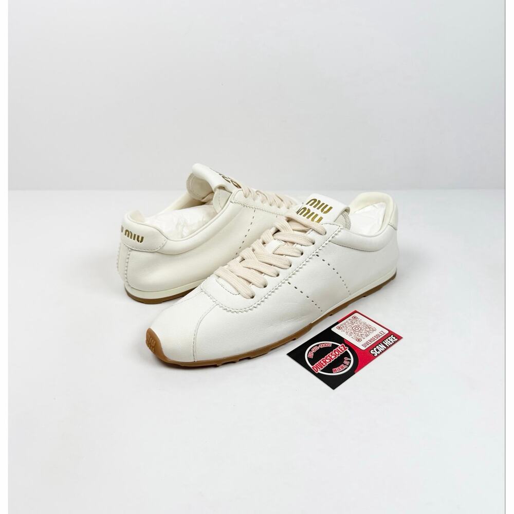 Size 8.5 - Miu Miu Plume Nappa Leather NEW